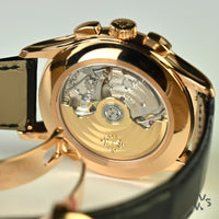 Patek Philippe 5905R Flyback Chronograph - Chocolate Sunburst Dial - May 2021 - Vintage Watch Specialist