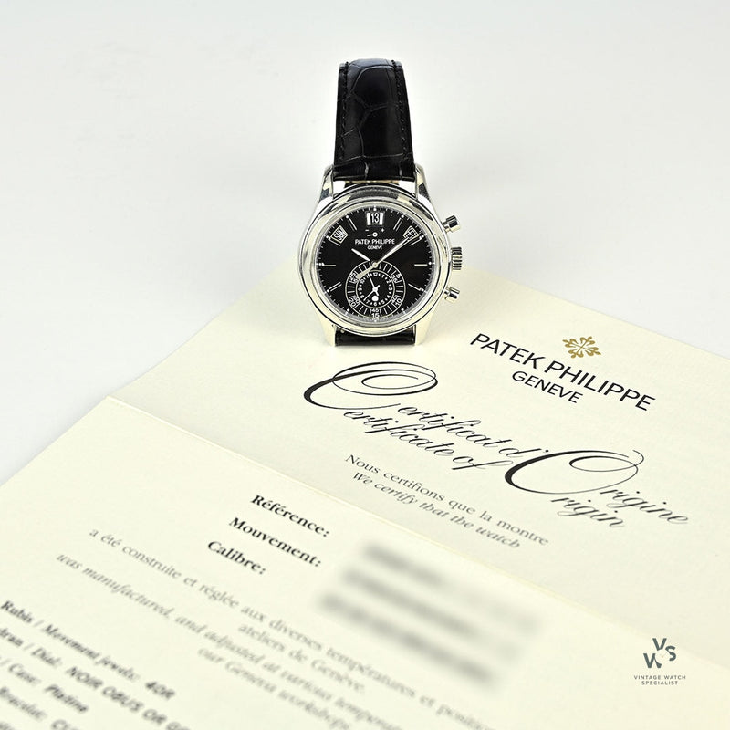 Patek Philippe Geneve - Platinum - Model Ref: 5960P.016 - Dated 2014 - Box and Papers - Vintage Watch Specialist