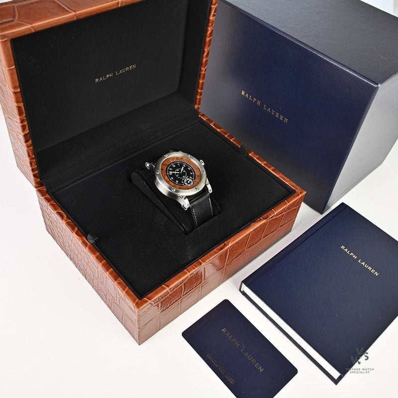 Ralph Lauren Bugatti Edition Wristwatch- Model Ref: R0220701 - Box & Papers - 2011 - Vintage Watch Specialist