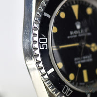 Rare 1968 Rolex Submariner Ref. 5513 - Matte dial metres first - Military Naval Divers provenance - Vintage Watch Specialist