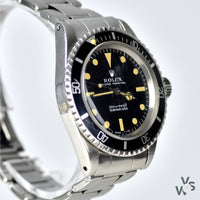 Rare 1968 Rolex Submariner Ref. 5513 - Matte dial metres first - Military Naval Divers provenance - Vintage Watch Specialist