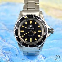 Rare 1968 Rolex Submariner Ref. 5513 - Matte dial metres first - Military Naval Divers provenance - Vintage Watch Specialist