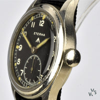 Rare Eterna “Dirty Dozen” WWW British Army Issued WW2 Wristwatch - c1940s - P4715.1113043 - Vintage Watch Specialist