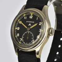 Rare Eterna “Dirty Dozen” WWW British Army Issued WW2 Wristwatch - c1940s - P4715.1113043 - Vintage Watch Specialist