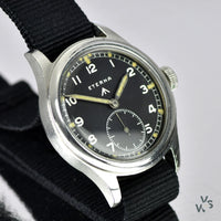 Rare Eterna “Dirty Dozen” WWW British Army Issued WW2 Wristwatch - c1940s - P4715.1113043 - Vintage Watch Specialist