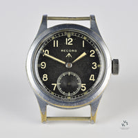 Record Dirty Dozen WWII British Army-Issued Military Watch - c.1944 - Vintage Watch Specialist