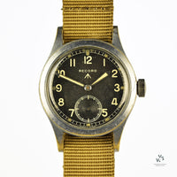 Record Dirty Dozen WWII British Army-Issued Military Watch - c.1944 - Vintage Watch Specialist