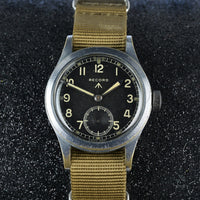 Record Dirty Dozen WWII British Army-Issued Military Watch - c.1944 - Vintage Watch Specialist