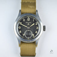 Record Dirty Dozen WWII British Army-Issued Military Watch - c.1944 - Vintage Watch Specialist