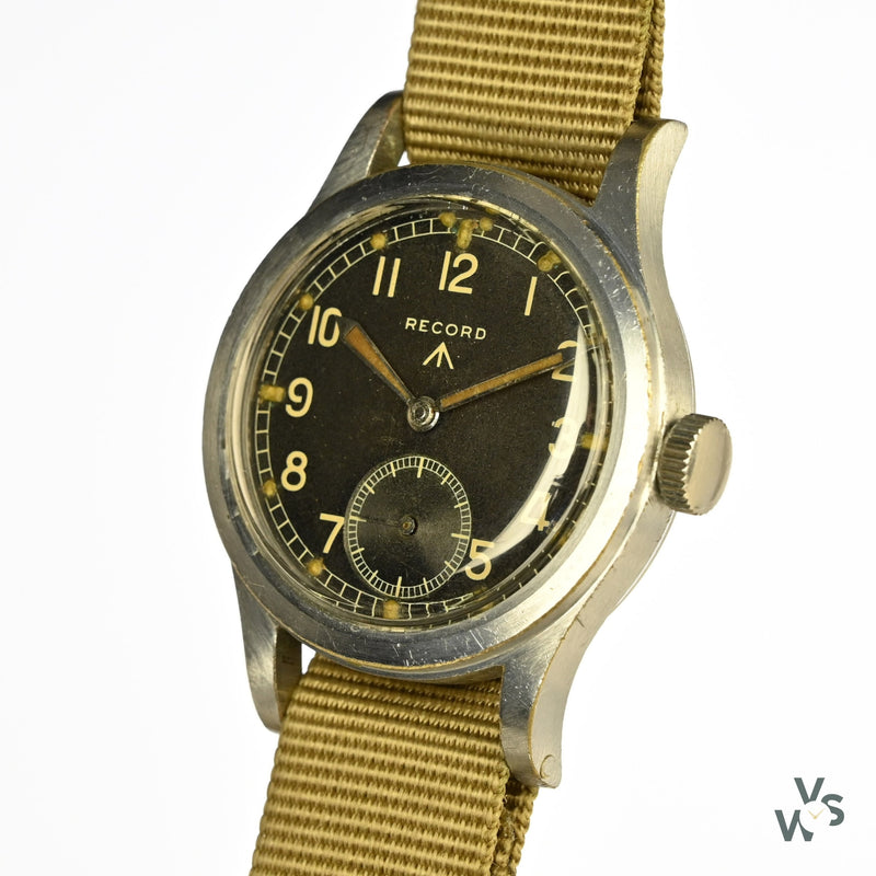 Record Military Issue Dirty Dozen Watch - c.1945 - Vintage Watch Specialist