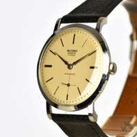 Record - Steel Calatrava Style Dress Watch in a Jumbo Case - circa. 1955 - Vintage Watch Specialist