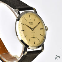 Record - Steel Calatrava Style Dress Watch in a Jumbo Case - circa. 1955 - Vintage Watch Specialist