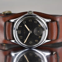 Record WWII D-H German Army Military Issued Wristwatch - c.1930s - Vintage Watch Specialist