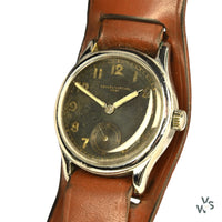 Record WWII D-H German Army Military Issued Wristwatch - c.1930s - Vintage Watch Specialist