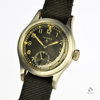 Record WWW Dirty Dozen World War II Issued Military Watch - Rare Matching Case Numbers - c.1945 - Vintage Watch Specialist