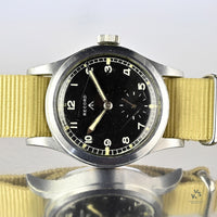 Record - WWW - Military Issued Dirty Dozen Wristwatch - c.1945 - Caliber 022K - Non Radium Dial - Vintage Watch Specialist