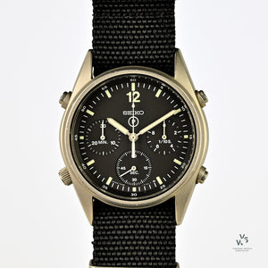 Reference 7A28 - Generation 1 RAF Military Issued Chronograph Watch - 1989 - Vintage Watch Specialist