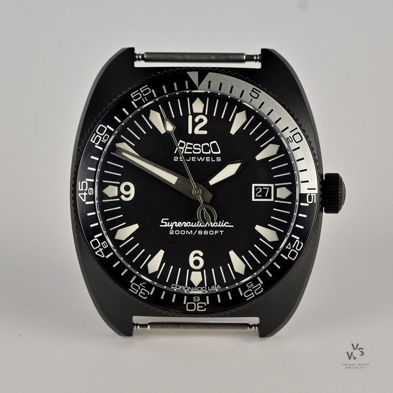 Resco Instruments Resco Instruments - PVD Hooper - Reference RDMH14 - Matte Black Dial w ...