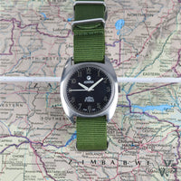 Roamer Rhodesian Anfibio Military Watch Issued 1973-1976 ref 520-1120.016 - Vintage Watch Specialist