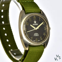 Roamer Rhodesian Anfibio Military Watch Issued 1973-1976 ref 520-1120.016 - Vintage Watch Specialist