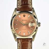 Rolex Date - Model Ref: 6694 - Salmon Dial - c.1969 - Manual - Vintage Watch Specialist