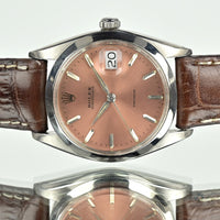 Rolex Date - Model Ref: 6694 - Salmon Dial - c.1969 - Manual - Vintage Watch Specialist