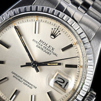 Rolex Datejust - Model Ref: 1603 - Silver Sunburst Dial - Box and Papers - c.1977 - Vintage Watch Specialist