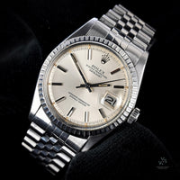 Rolex Datejust - Model Ref: 1603 - Silver Sunburst Dial - Box and Papers - c.1977 - Vintage Watch Specialist