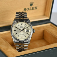 Rolex Datejust - Model Ref: 1603 - Silver Sunburst Dial - Box and Papers - c.1977 - Vintage Watch Specialist