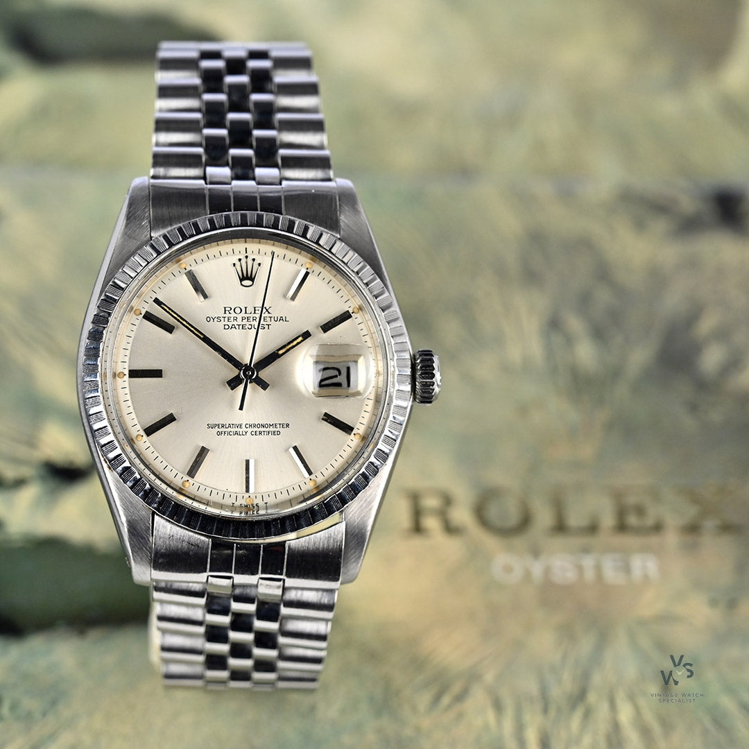 Oyster Perpetual Datejust - Model 1603 - Sunburst Dial - – Vintage Watch Specialist
