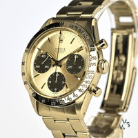 Rolex Daytona Paul Newman - Reverse Panda - Model Ref: 6239 - 1969 - Vintage Watch Specialist