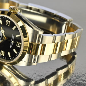 Rolex Explorer - Gold and Steel - Model Ref: 124273 - 2022 Box and Papers - Vintage Watch Specialist