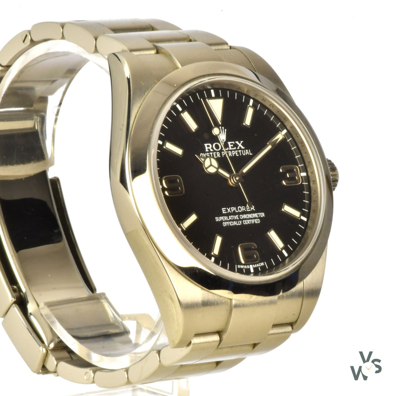 Rolex Explorer - Reference 214270 - Box and Papers - A Now Discontinued 39mm Watch - Vintage Watch Specialist