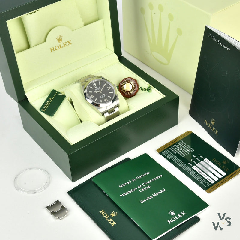 Rolex Explorer - Reference 214270 - and Papers - A Now Discontinue Watch Specialist