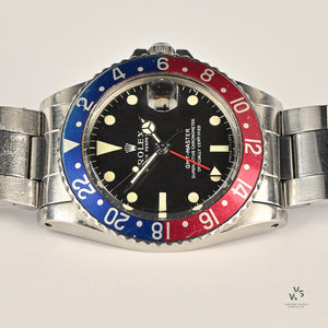 Rolex GMT Master Pepsi - Model Ref:1675 - Watch Only - 1968 - Vintage Watch Specialist
