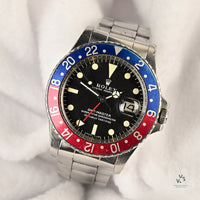 Rolex GMT Master Pepsi - Model Ref:1675 - Watch Only - 1968 - Vintage Watch Specialist