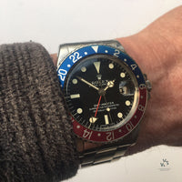 Rolex GMT Master Pepsi - Model Ref:1675 - Watch Only - 1968 - Vintage Watch Specialist