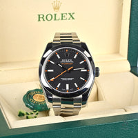 Rolex Milgauss - Model Ref: 116400GV - Intense Black Dial - 2016 - Vintage Watch Specialist