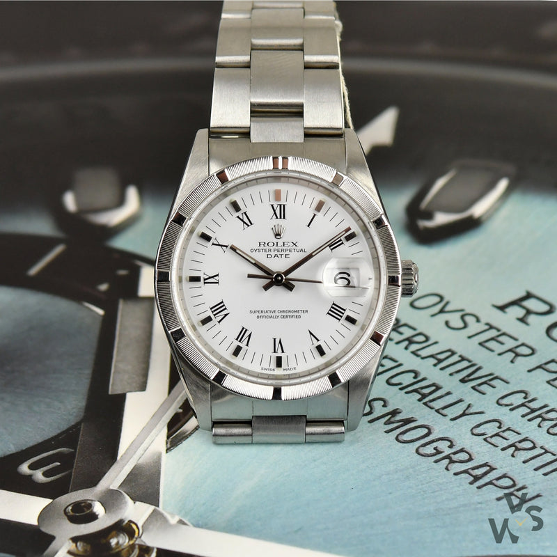 Rolex Oyster Date White - Vintage Watch Specialist