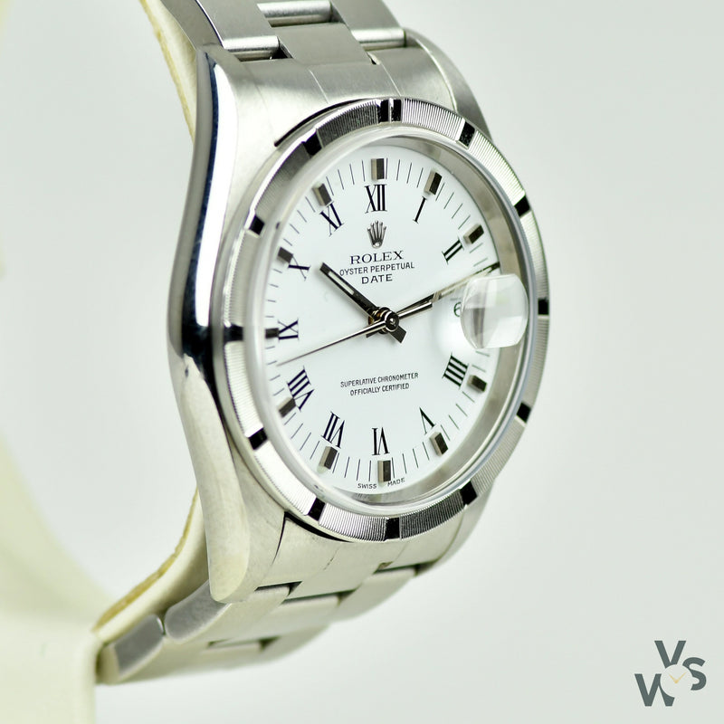 Rolex Oyster Date White - Vintage Watch Specialist