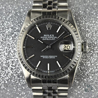 Rolex Oyster Perpetual Datejust - Black Dial - Model Ref: 1603 - c.1969 - Vintage Watch Specialist