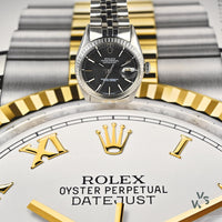 Rolex Oyster Perpetual Datejust - Black Dial - Model Ref: 1603 - c.1969 - Vintage Watch Specialist