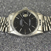 Rolex Oyster Perpetual Datejust - Black Dial - Model Ref: 1603 - c.1969 - Vintage Watch Specialist