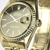 Rolex Oyster Perpetual Datejust - Black Dial - Model Ref: 1603 - c.1969 - Vintage Watch Specialist