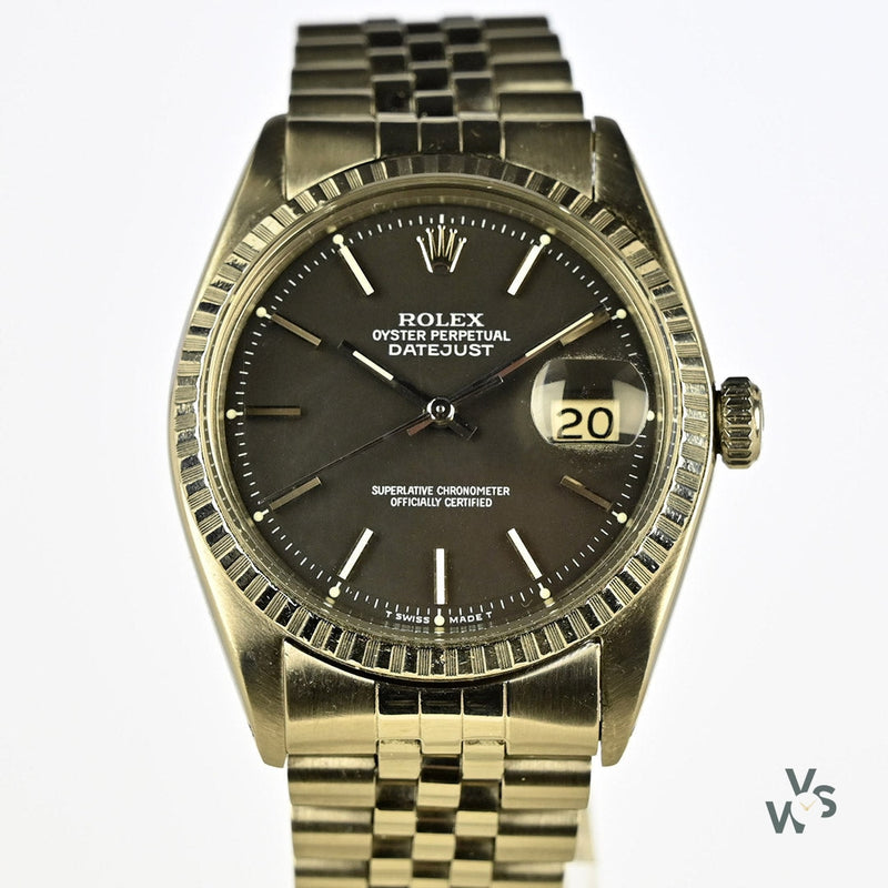 Rolex Oyster Perpetual Datejust - Black Dial - Model Ref: 1603 - c.1969 - Vintage Watch Specialist