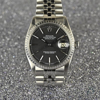 Rolex Oyster Perpetual Datejust - Black Dial - Model Ref: 1603 - c.1969 - Vintage Watch Specialist