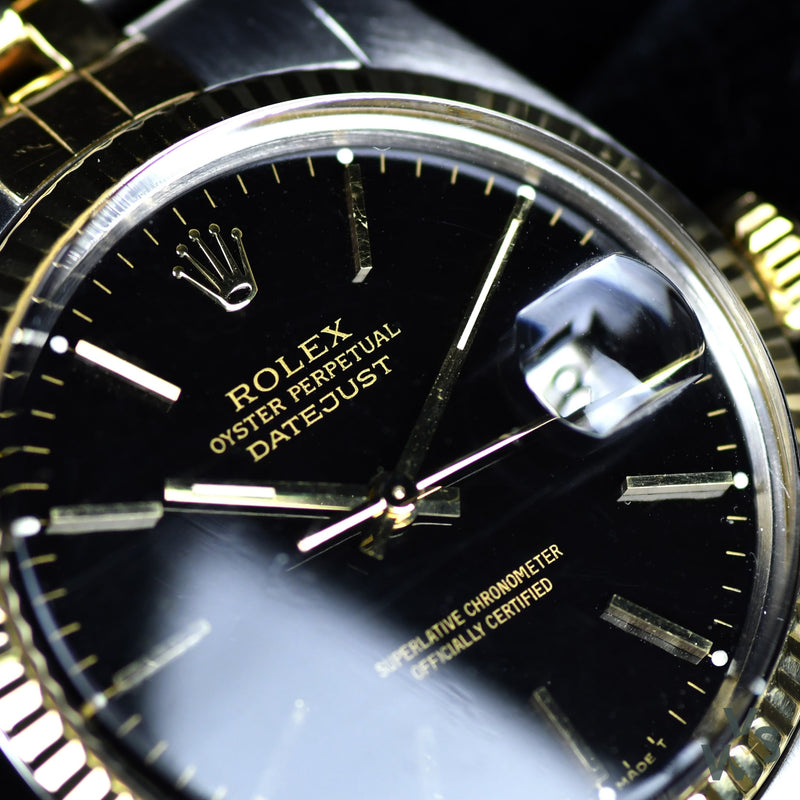 Rolex Oyster Perpetual Datejust Reference 16013 Gold & Steel - c.1978 - Vintage Watch Specialist