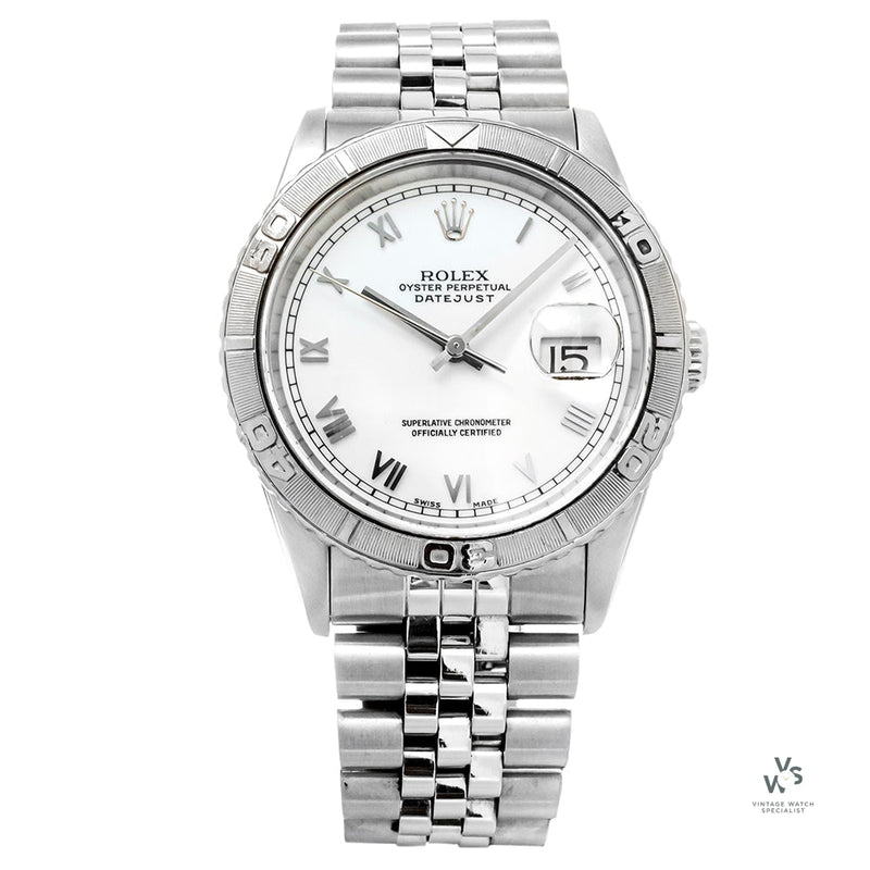 Rolex Oyster Perpetual Datejust Turn-O-Graph - Model Ref: 16264 - c.1996 - Box and Papers - Vintage Watch Specialist