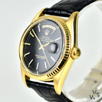 Rolex - Oyster Perpetual - Day-Date - 18ct Yellow Gold - Ref: 1803 - Circa. 1969 - Stepped Dial - Vintage Watch Specialist