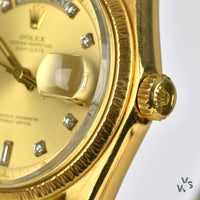 Rolex Oyster Perpetual Day-Date in 18ct Yellow Gold - Reference 1803 - Calibre 1556 - circa. 1978 - Vintage Watch Specialist